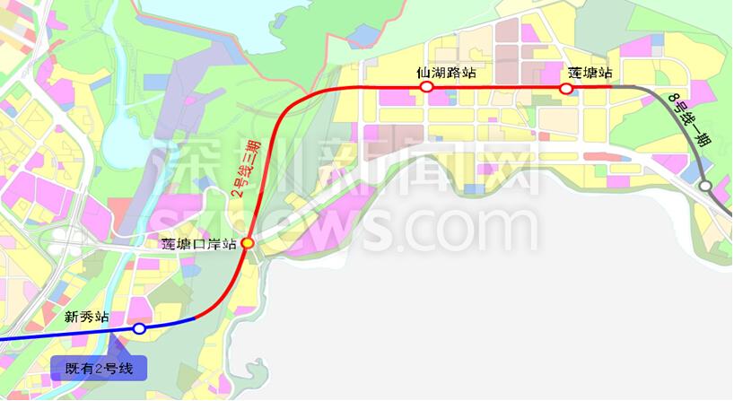 深圳地鐵2號線東延段（站點、線路圖、開通時間、最新消息）