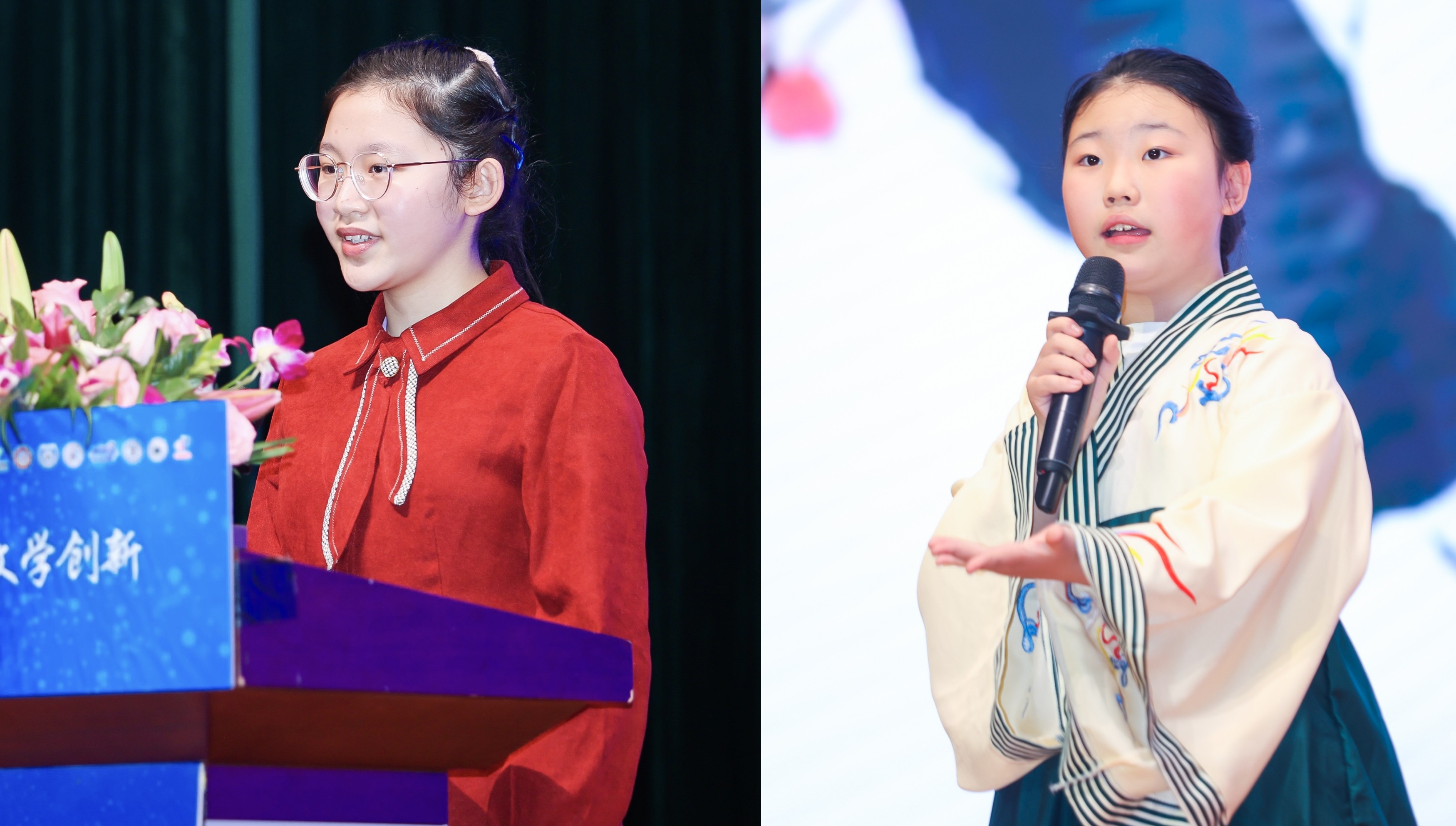 獲獎代表李睿頤、張文瑄帶來了精彩的表演